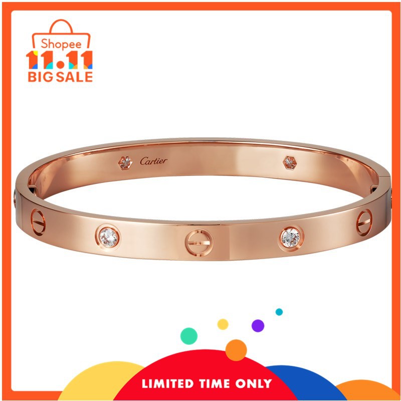 Cartier Love bracelet pink gold with a 