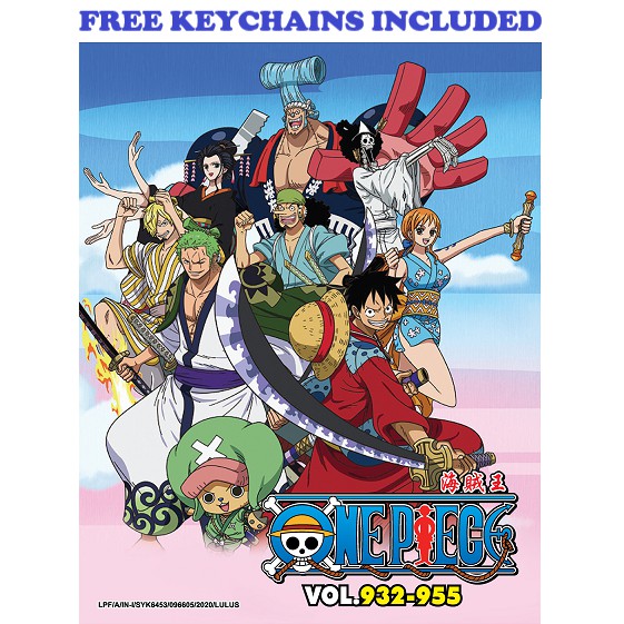 One Piece Box 30 Vol 932 955 Original Anime Dvd Free Keychains Shopee Malaysia