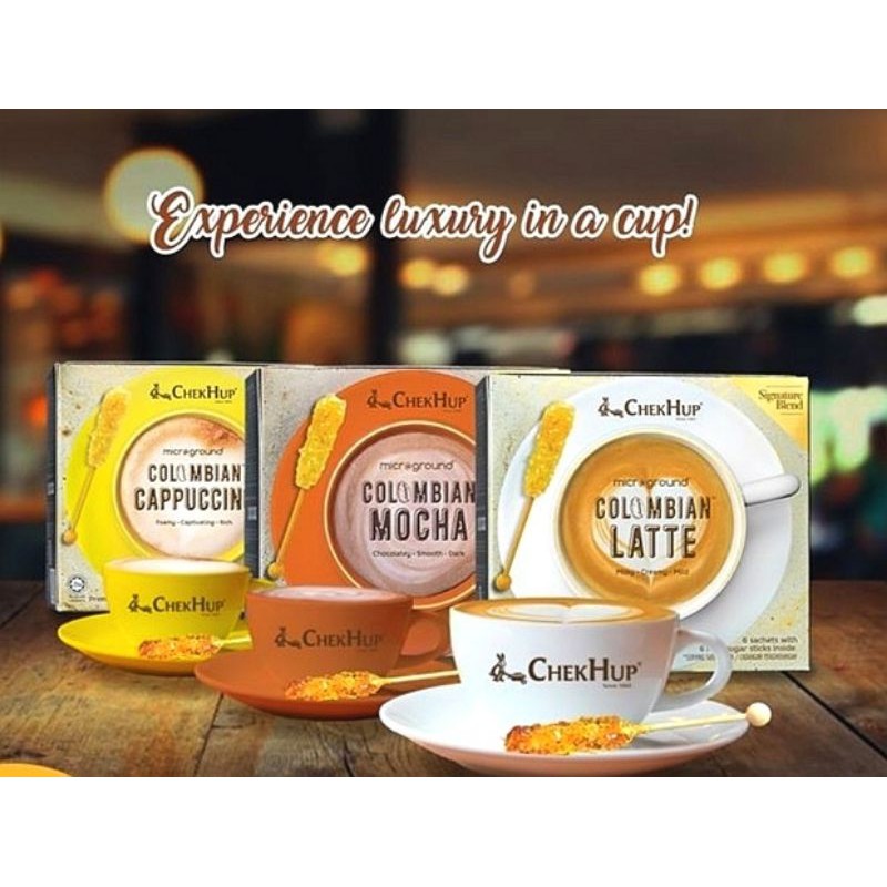 Chek Hup Microground Colombian Coffee (28g x 6s) CHEKHUP CAPPUCCINO 