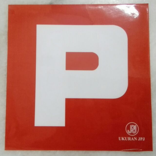 "P"STICKER FOR CAR USE Shopee Malaysia