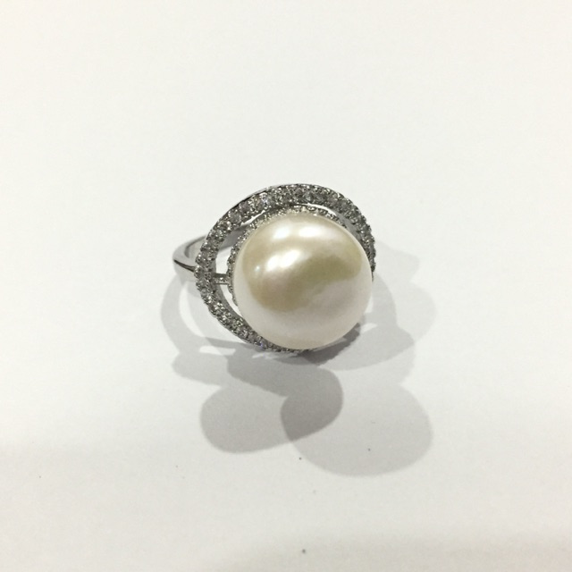 genuine pearl ring