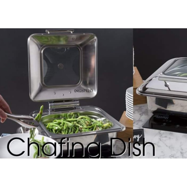 Induction Chafing Serving Dish 6L Food Warmers Chafer Buffet Kenduri