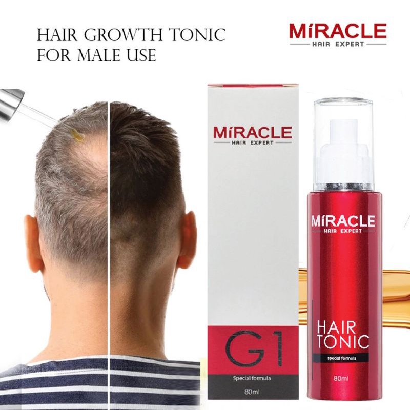 MiracleHairExpert Hair Tonic For Men Hair Growth Tonic G1-G2 (80ml) |  Shopee Malaysia