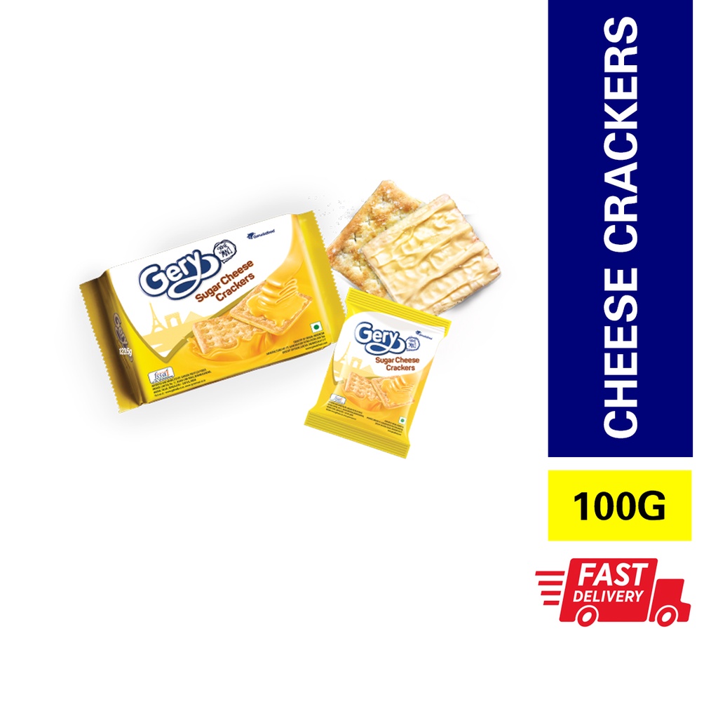 100g Gery Sugar Cheese Crackers 20g X 5pcs