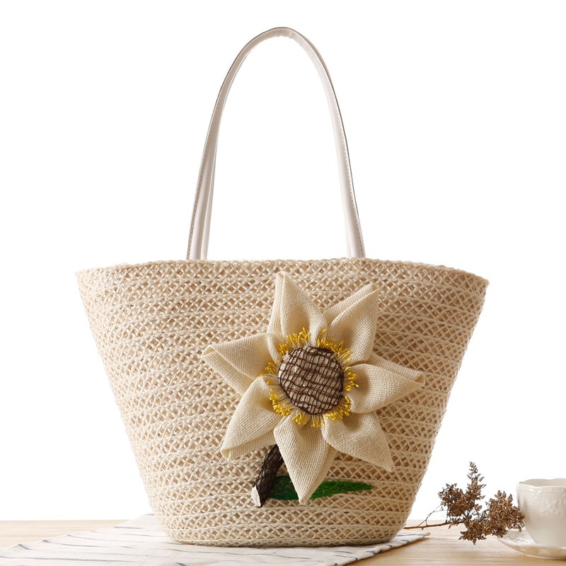 sunflower beach bag