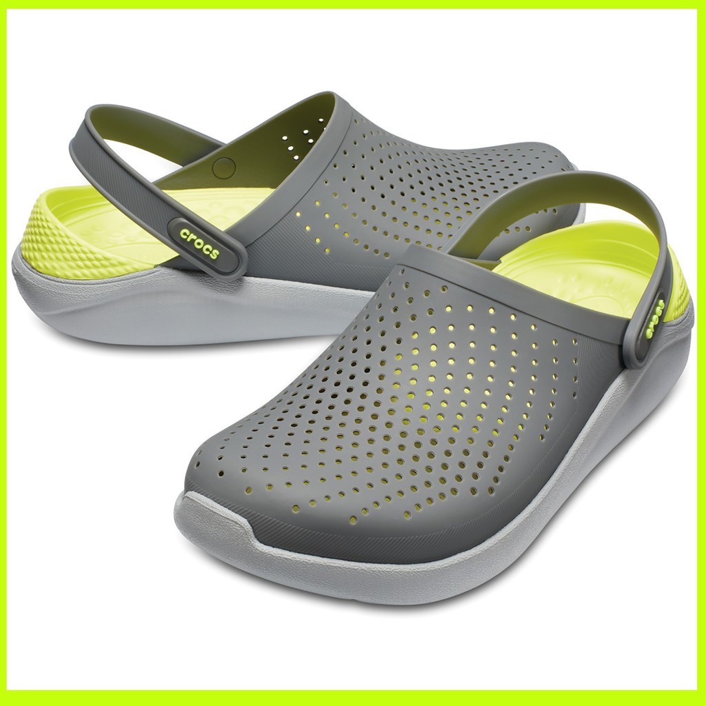 womens slate grey crocs