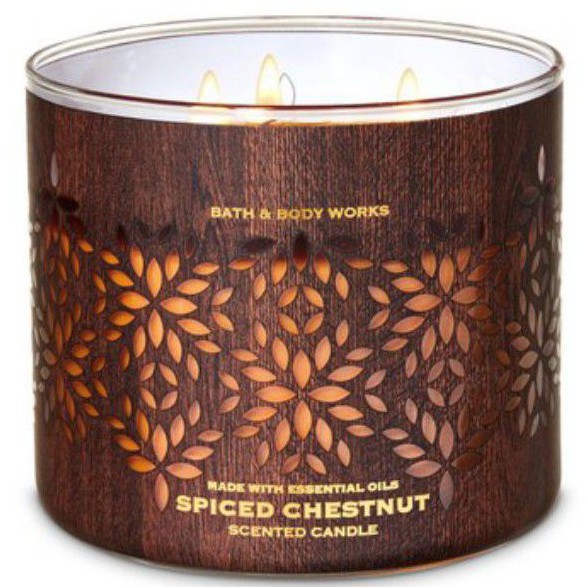 spiced chestnut candle bath and body works