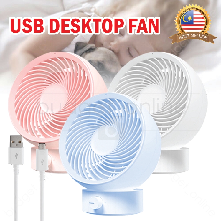 USB Desktop Fan Portable Mini Cooling Fan Strong Wind Quiet Operation Office Bedroom/Kipas Mini USB