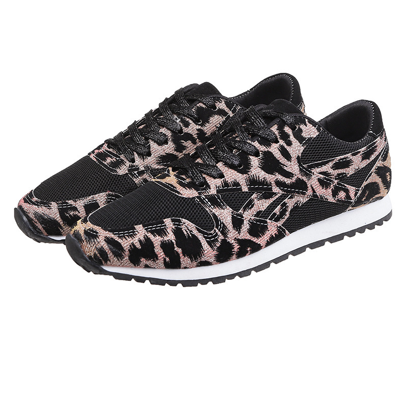 leopard print running shoes