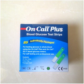 ON CALL PLUS 25 test strips | Shopee Malaysia