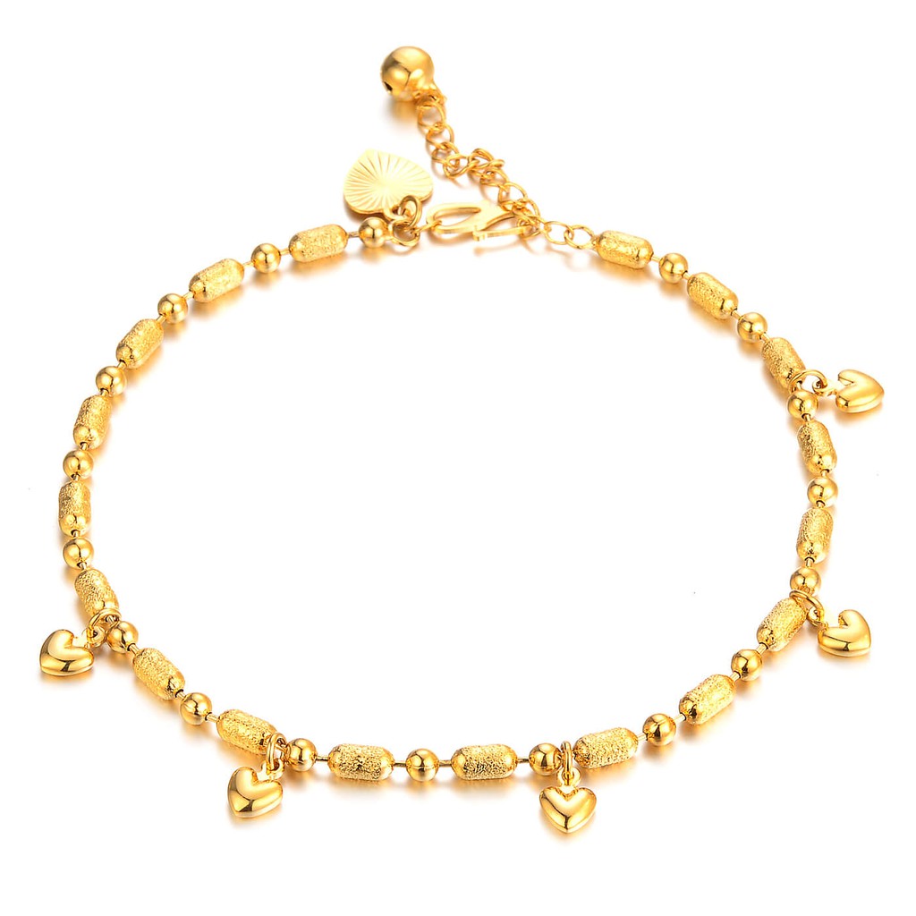 Ky 725 Gelang Kaki Wanita Emas Tassel Fringe Mewah Anklet Ky 725 Gelang Kaki Wanita Emas Tassel Fringe Mewah Anklet