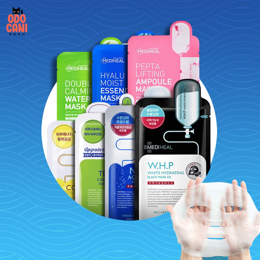 [10pcs/50pcs] Mediheal Face Mask ( nmf aquaring mask / tea tree mask