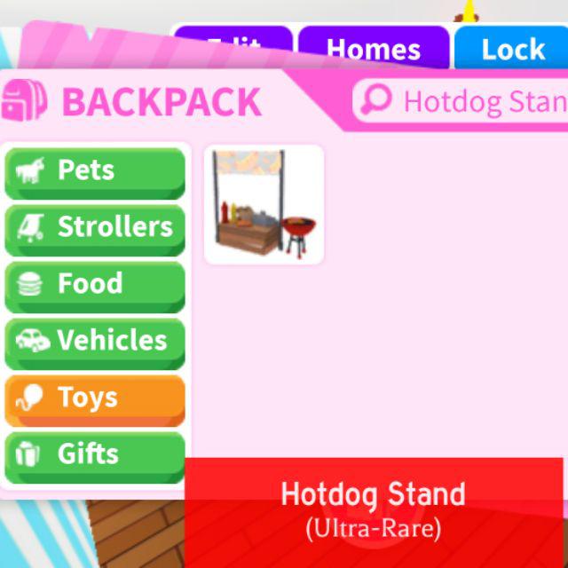 roblox adopt me hot dog stand