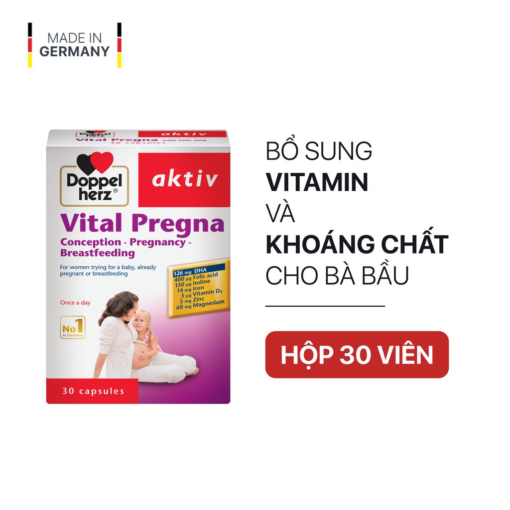 Doppelherz Aktiv Vital Pregna Vitamin and Mineral Supplements For