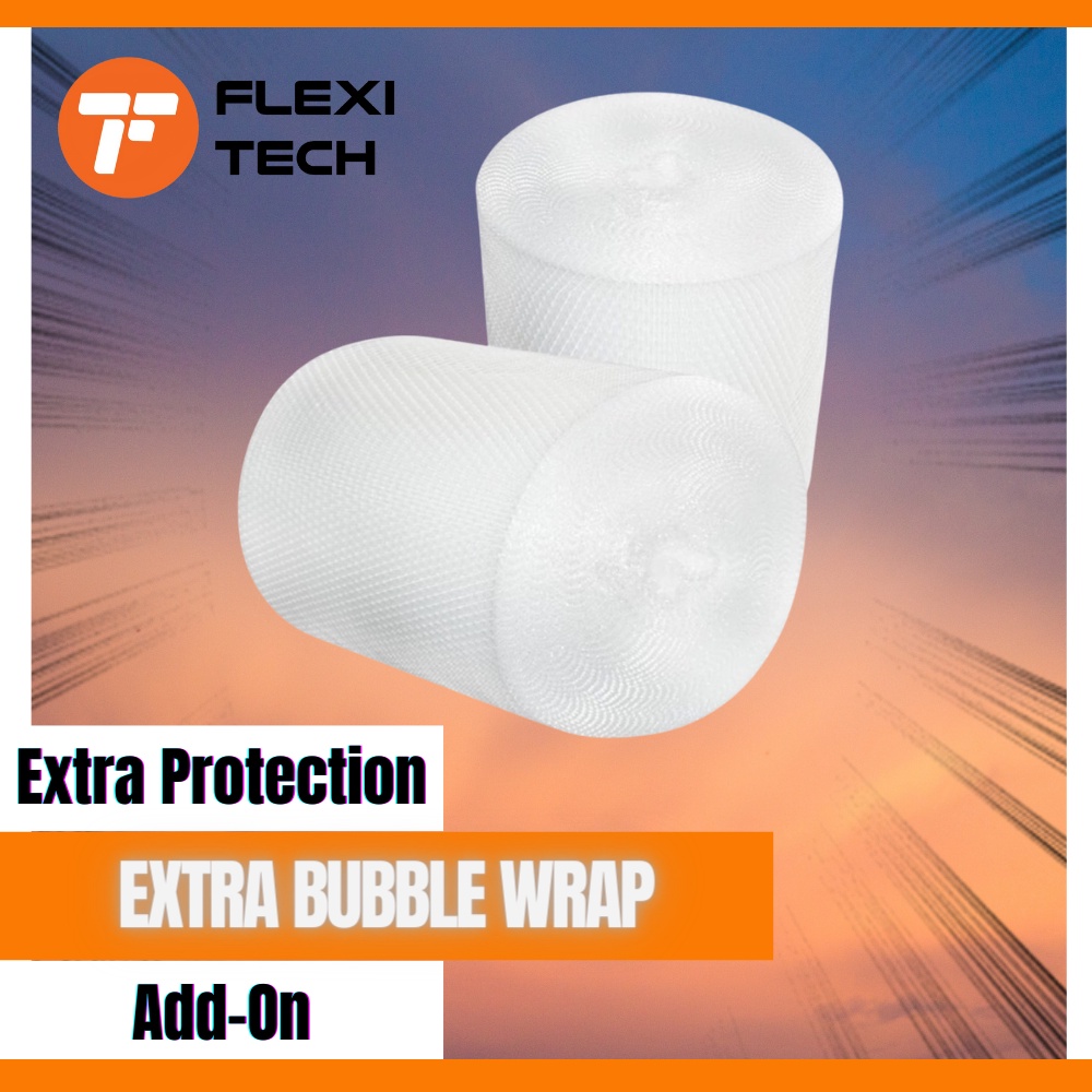 Flexi Tech EXTRA BUBBLE WRAP Extra Protection addon Shopee Malaysia