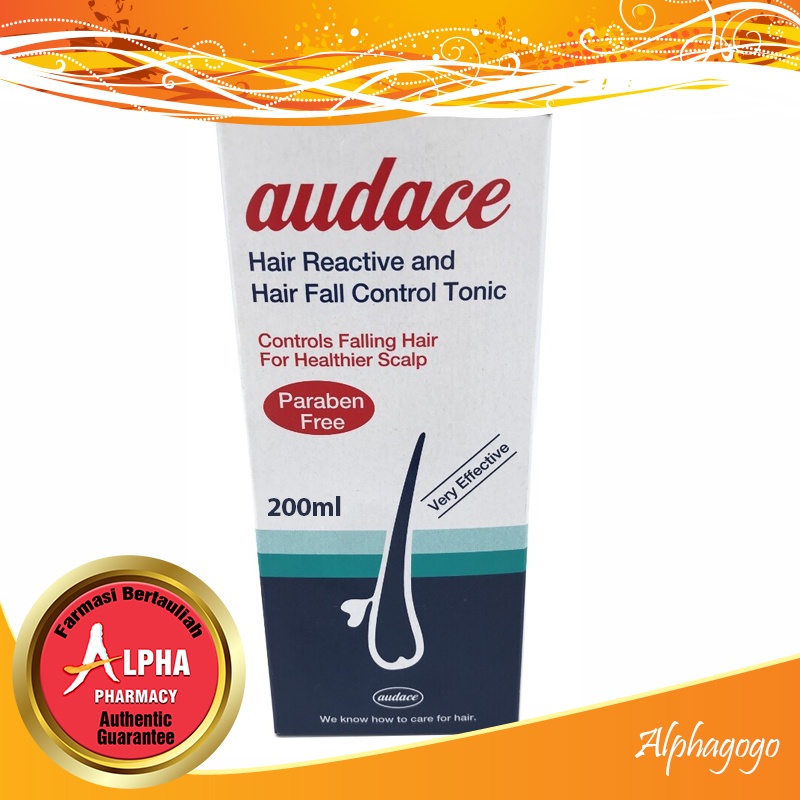 Audace Hair Reactive and Hair Fall Control Tonic (200ml) Exp 10/2024