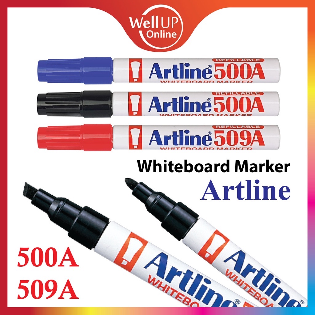 Artline Whiteboard Markers - 500A / 509A White Board Marker Pen ...