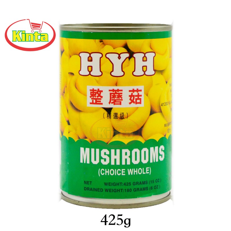 Hyh Whole Mushroom 425g Cendawan Butang Tin 425g Shopee Malaysia