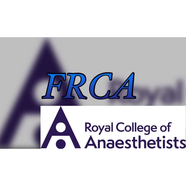 Postgrad materials FRCA Anaesthesiology; applies to all Anaes exams e.g MCAI