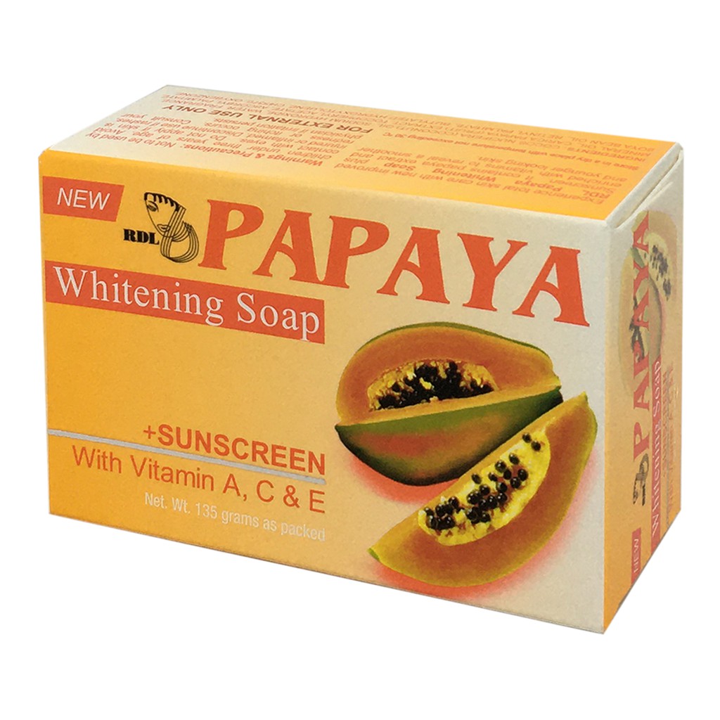 RDL Papaya Whitening Soap 135gm | Shopee Malaysia