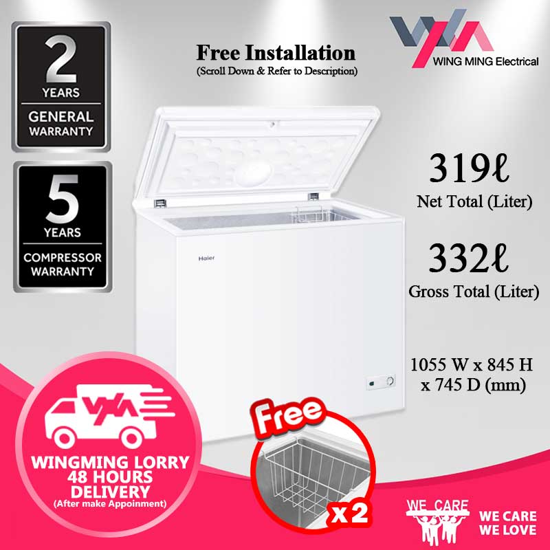 [Deliver KLANG VALLEY Area Only] Haier 332L 6-IN-1 Convertible Chest ...