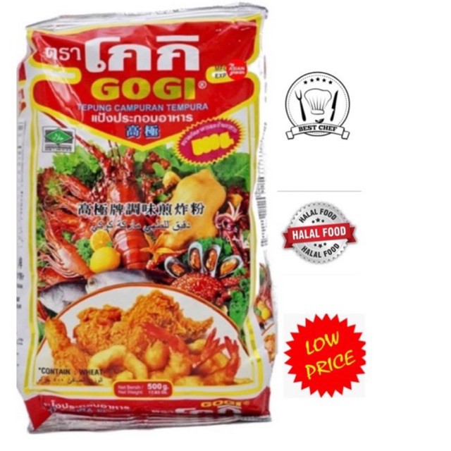 GOGI Tepung Campuran Tempura 500g (HALAL) / GOGI Tempura Flour Shopee