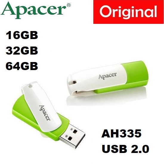 APACER AH335  USB2.0  16GB / 32GB /64GB Pendrive Pen Drive /Flash Drive / Thumb Drive