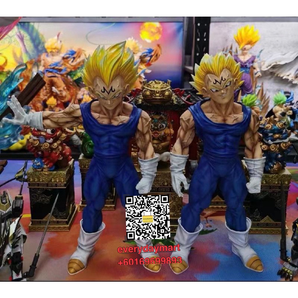 DRAGON BALLVEGETA EVIL FORM HEAD TILTED RAISING HANDACTION FIGURE TOYS STATUES七龙珠魔化贝吉塔头歪举手手办模型