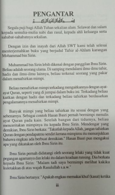 Tafsir Mimpi Ibnu Sirin Shopee Malaysia