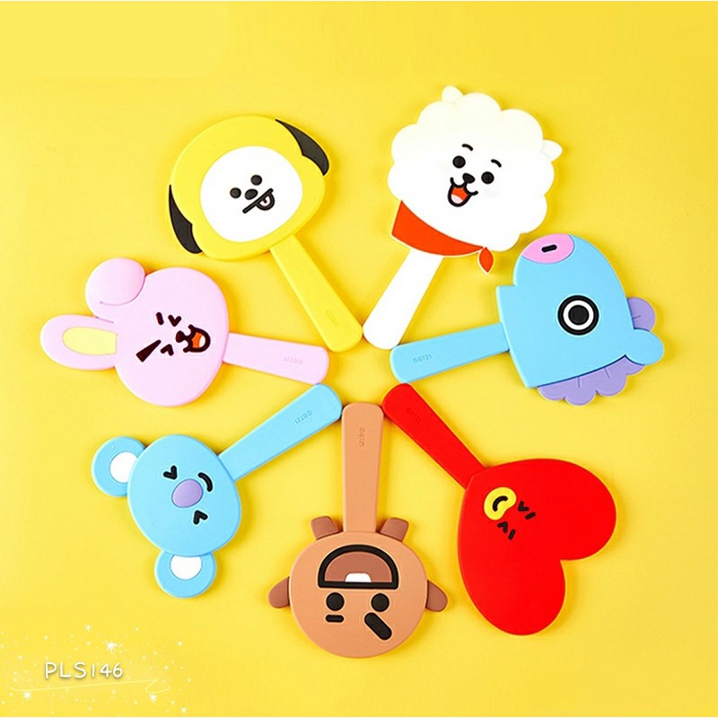 BT21 Hand Mirror Kpop BTS Bangtan Boys Handheld Mirrors Shopee Malaysia