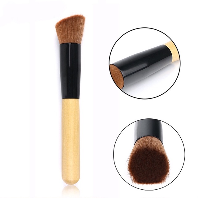 READY STOCK Foundation Makeup Brush Liquid Cream Powder Cosmetics Concealer Face Brush Tools