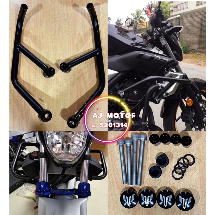 MT25 ENGINE GUARD CRASH BAR YAMAHA MT25 ENJIN SIDE TEPI BODYGUARD BESI