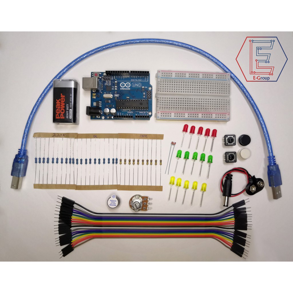 Arduino UNO R3 Basic Beginner Learning Starter Kit | Shopee Malaysia