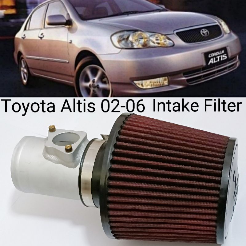 Toyota Altis 0206 zze 122 Open Pod Intake Mushroom Air filter sensor air sensor adapter plug n