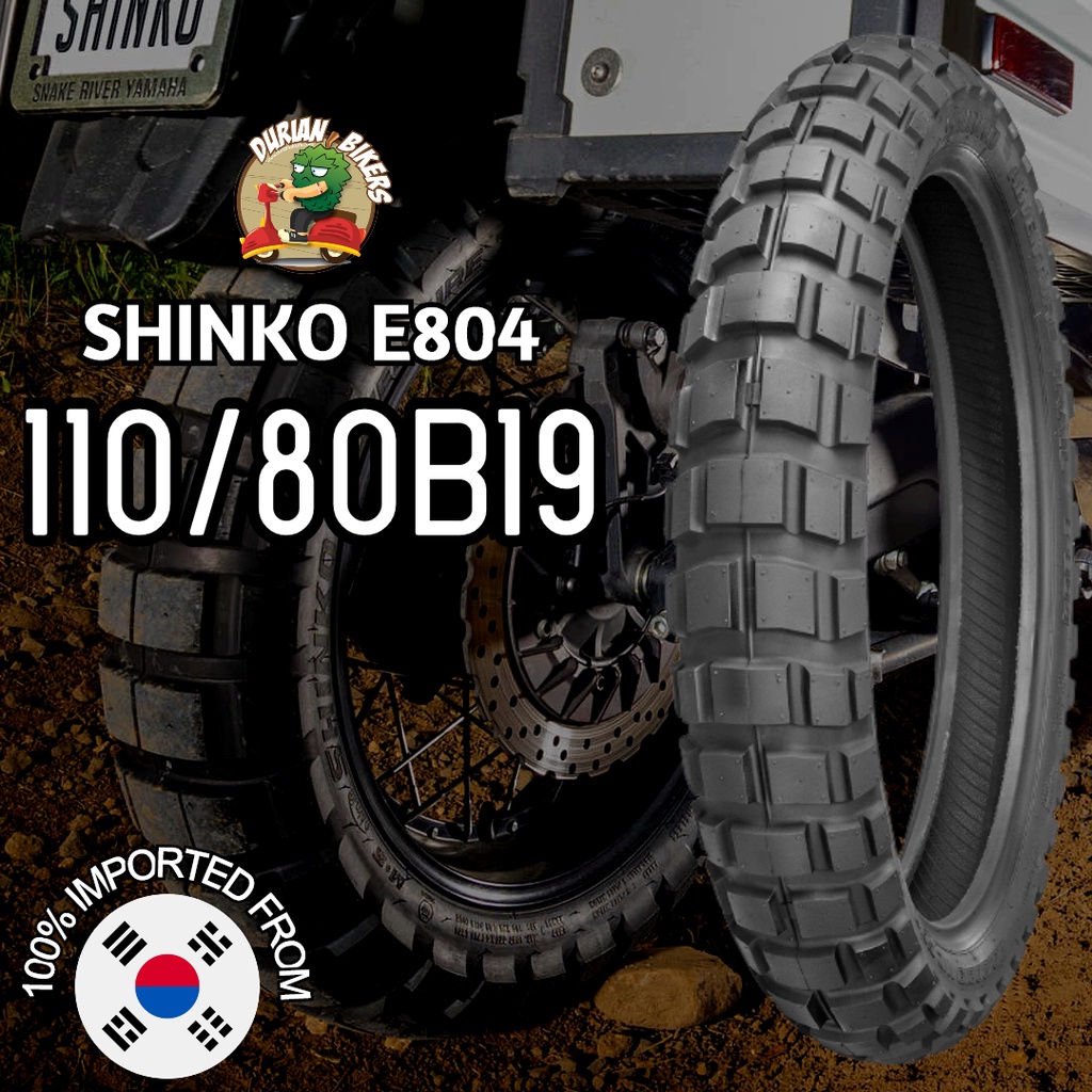 SHINKO E804 110 70B-17 タイヤ2本セット E805 150 80B-19
