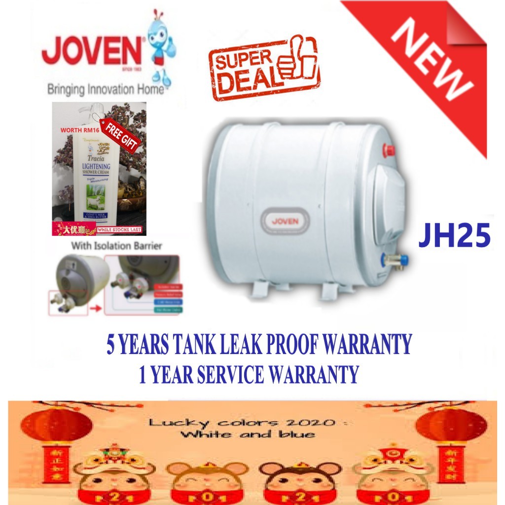 Joven JH25 (V2-IB) Stainless Steel Storage Water Heater ...