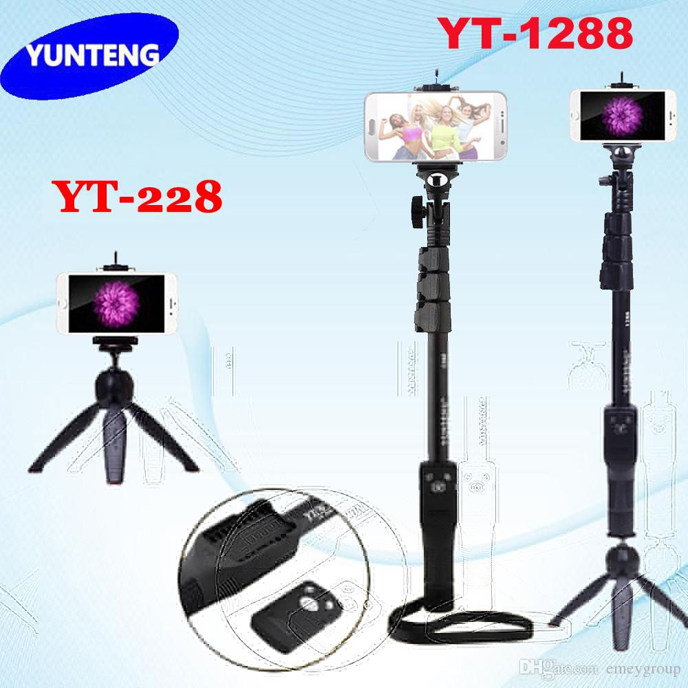 Yunteng YT-1288 Bluetooth Selfie Monopod + YT228 Tripod