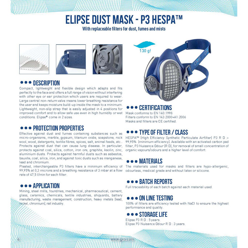 Klein Tools P100 HalfMask Respirator, M/L 60244 The Home Depot