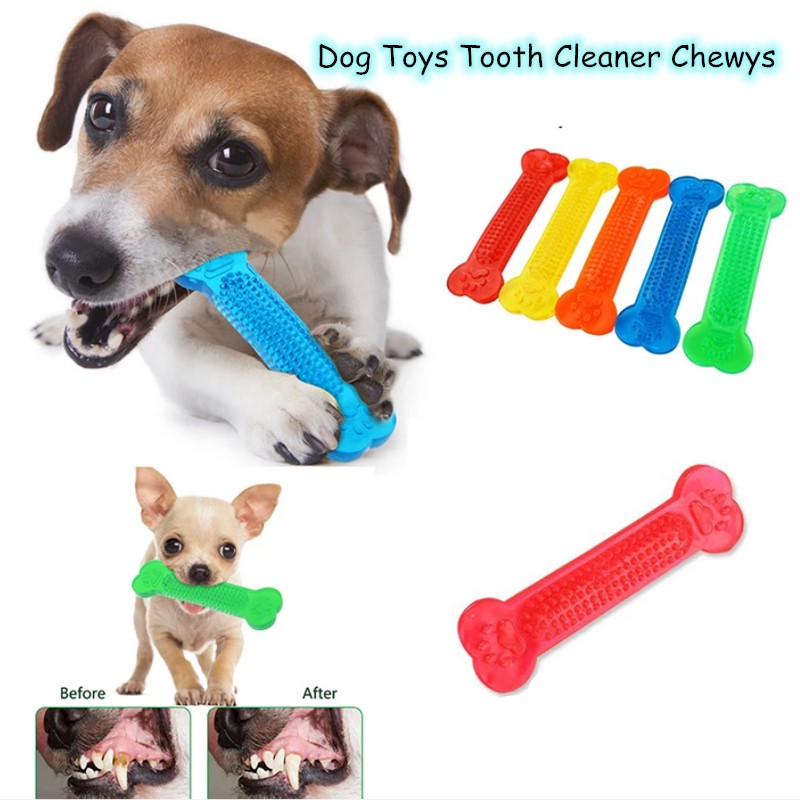 Dog Toys Pet Molar Tooth Cleaner Brushing Stick Trainging Dog Chewys 