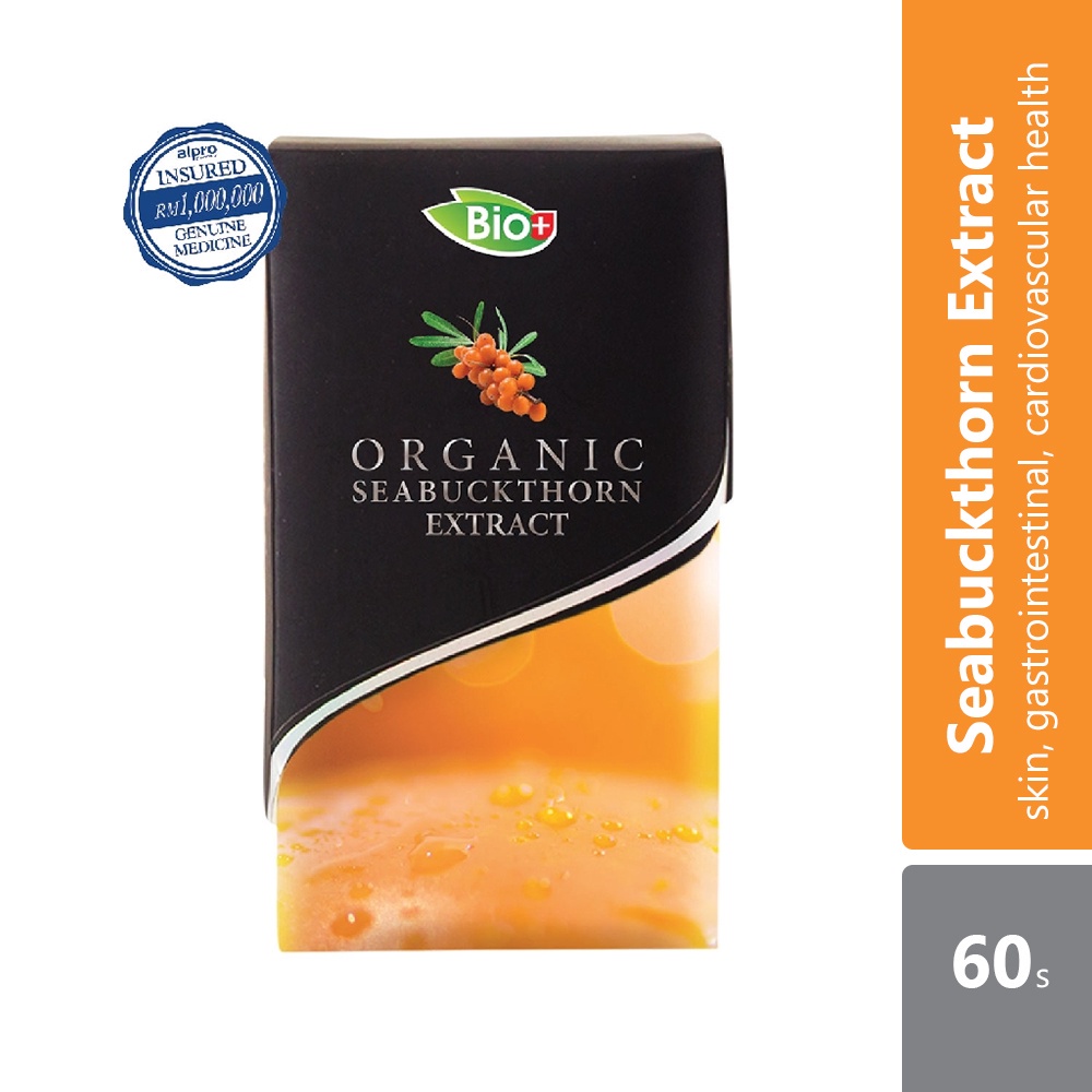 Bioplus Organic Seabuckthorn Extract (60 softgel) Shopee Malaysia