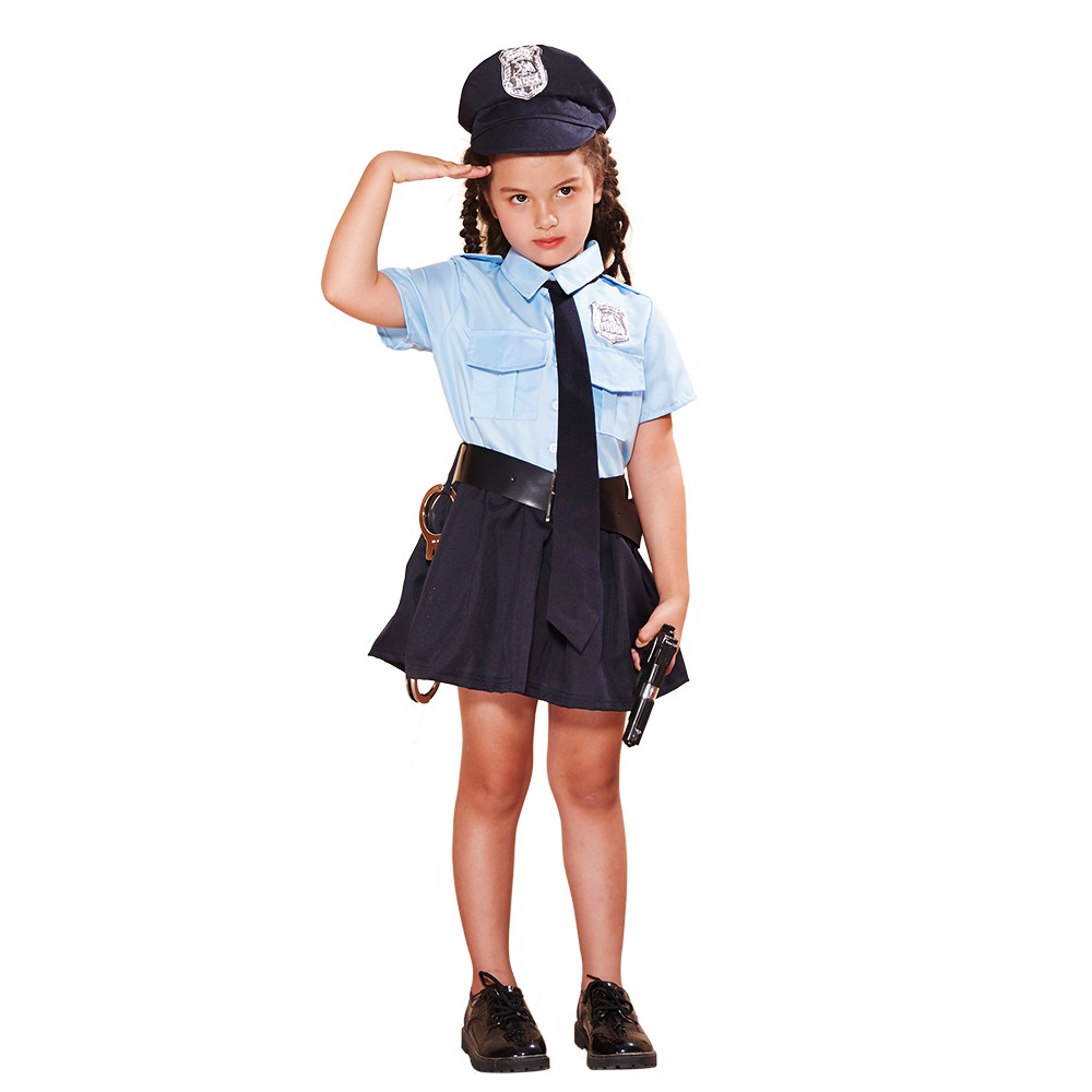Find a good store Kroy Koatobbor Police Officer Costume for Girls ...