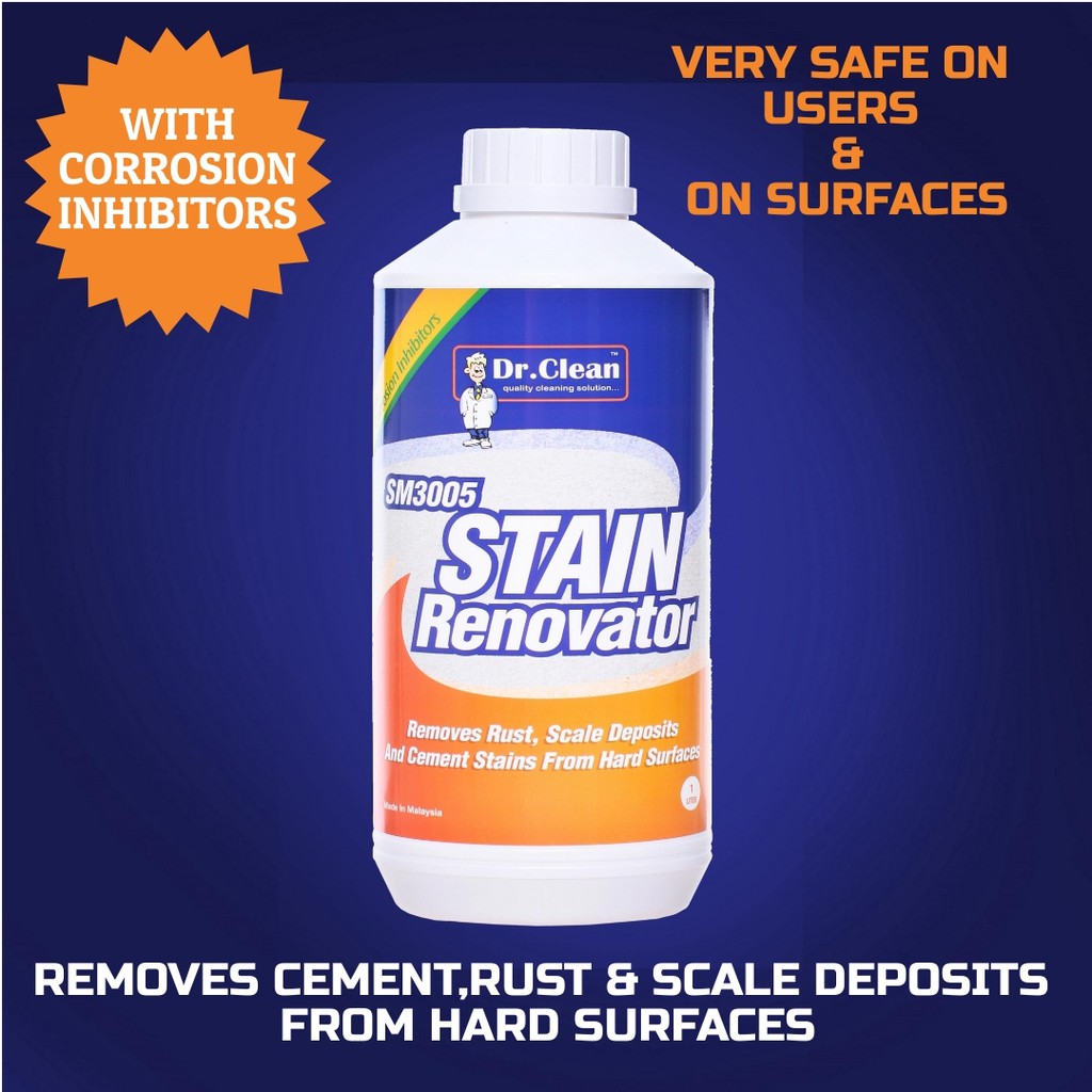 Cement Remover, Cement Stain Remover, Rust Stain Remover & Lime Scale