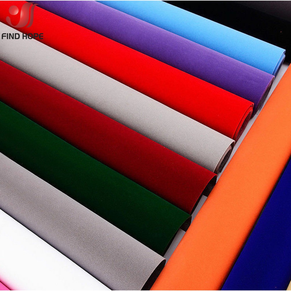 15cmx20cm/20cm*145cm/40cm*145cm Sticky Back Self Adhesive Sheet Velvet