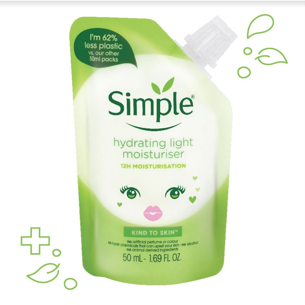 simple mini hydrating light moisturiser
