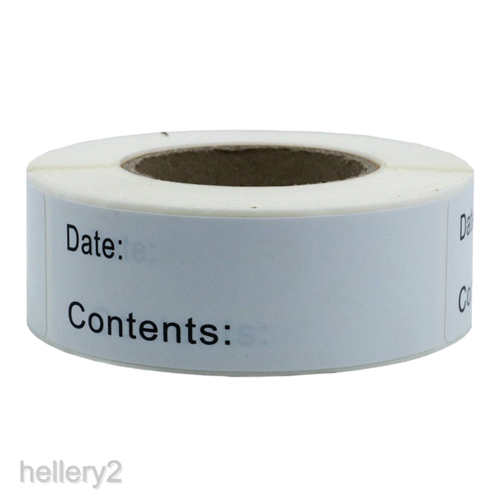 ReUsable Food Labels 2 x 2.5 Inch 500 Adhesive Stickers Blank Labels Office