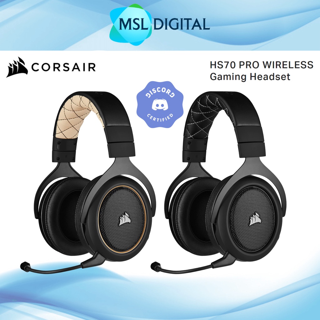 Corsair Pro Wireless Gaming Headset HS70 Shopee Malaysia