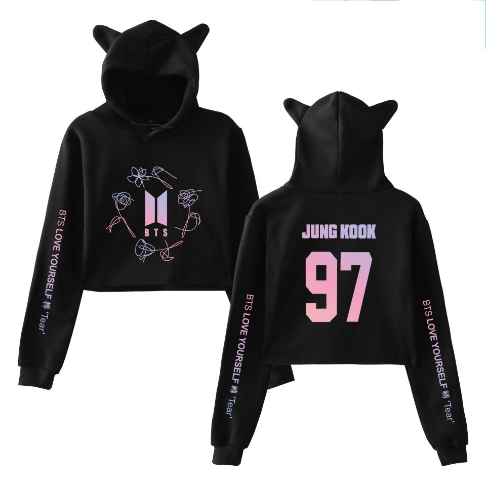 bts hoodie love yourself tear