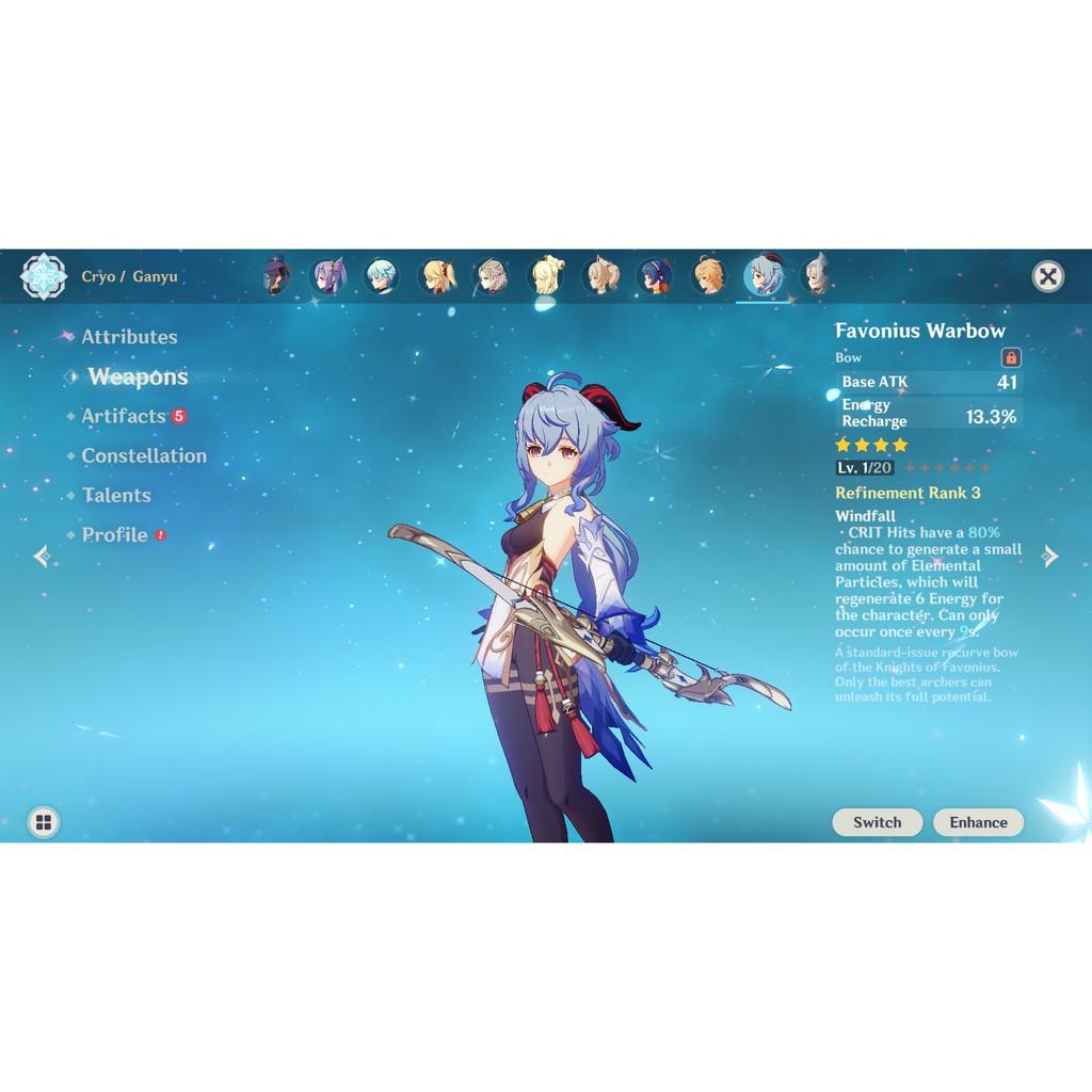 Genshin Impact Account 12 5 Ar 55 Asia Server Shopee Malaysia