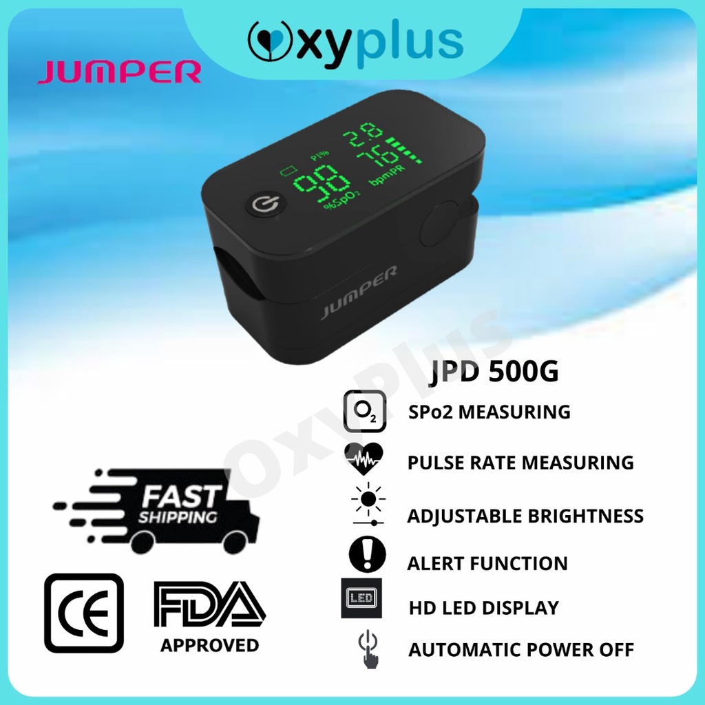 Jumper Oximeter 500G Medical Fingertip Pulse Oximeter (Fda approved
