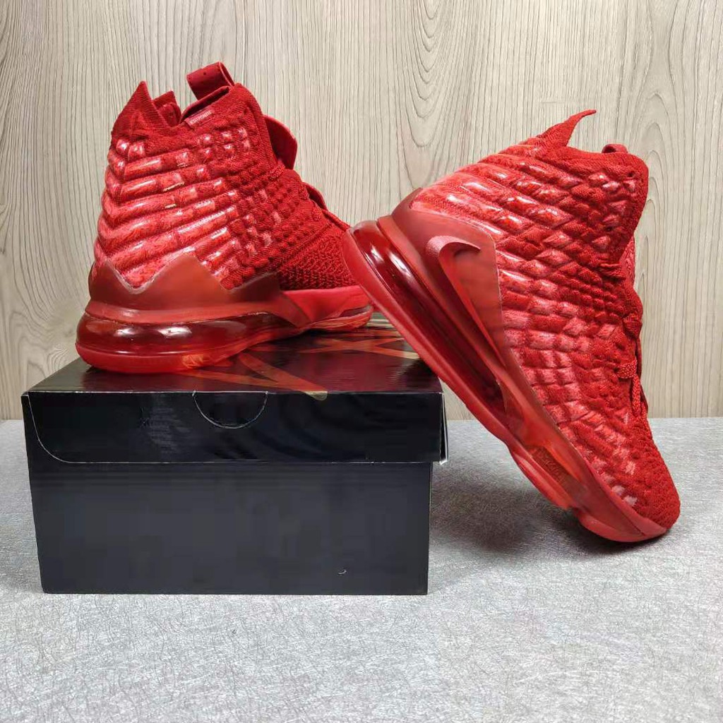lebron james red sneakers